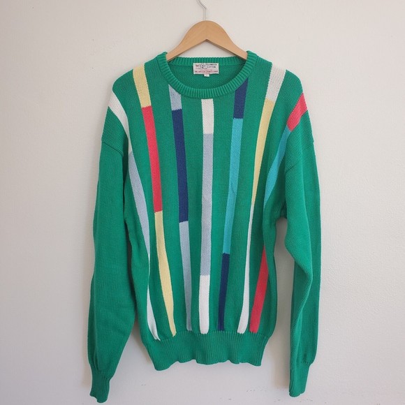 The English Sports Shop Other - The English Sports Shop Bermuda Sweater Multicolor Geometric Knit Pullover